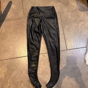 Pure Barre Shiny black Leggings